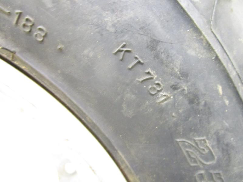 86 Kawasaki KXT 250 Tecate 3 OEM Front Wheel Dunlop KT Tire 11x7